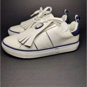 G/FORE NWT White Leather Gallivanter Golf Shoes - Size 10.5 - Resort Luxury